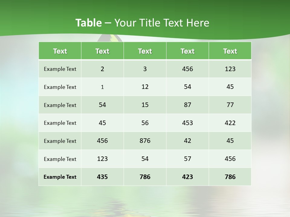 Silhouette Beauty Vibrant PowerPoint Template