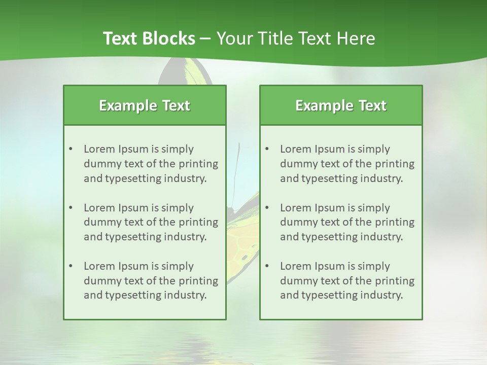 Silhouette Beauty Vibrant PowerPoint Template