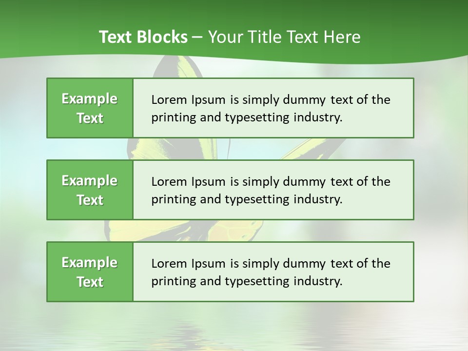 Silhouette Beauty Vibrant PowerPoint Template