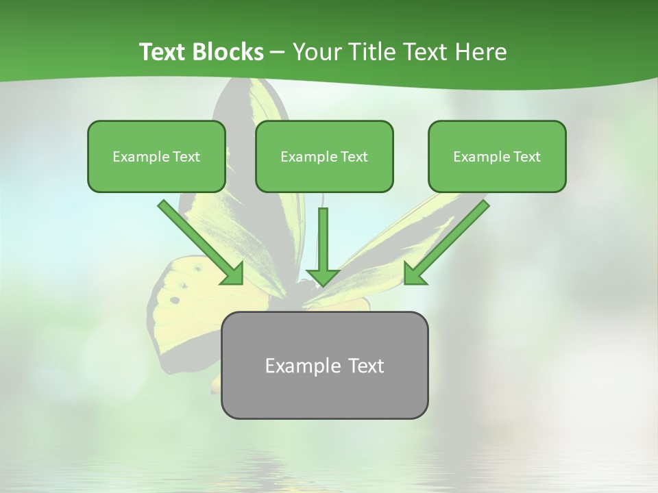 Silhouette Beauty Vibrant PowerPoint Template