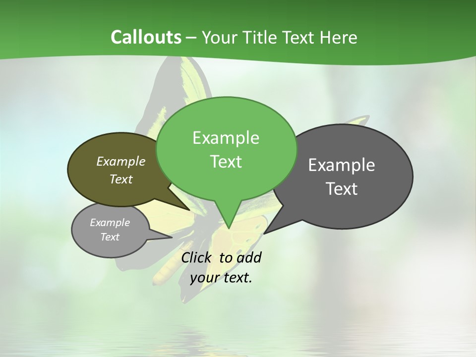 Silhouette Beauty Vibrant PowerPoint Template