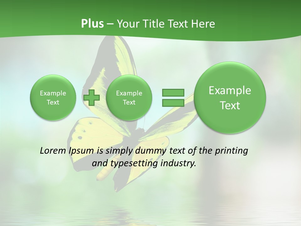 Silhouette Beauty Vibrant PowerPoint Template