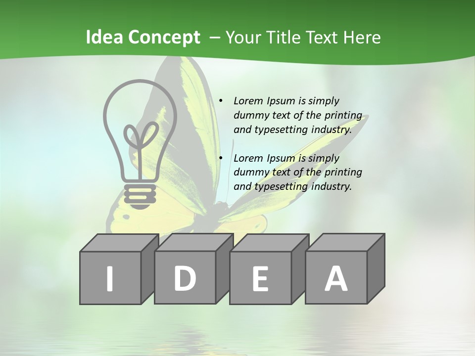 Silhouette Beauty Vibrant PowerPoint Template