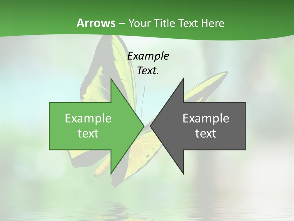 Silhouette Beauty Vibrant PowerPoint Template