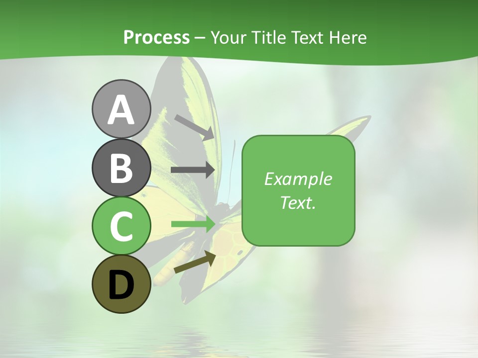 Silhouette Beauty Vibrant PowerPoint Template