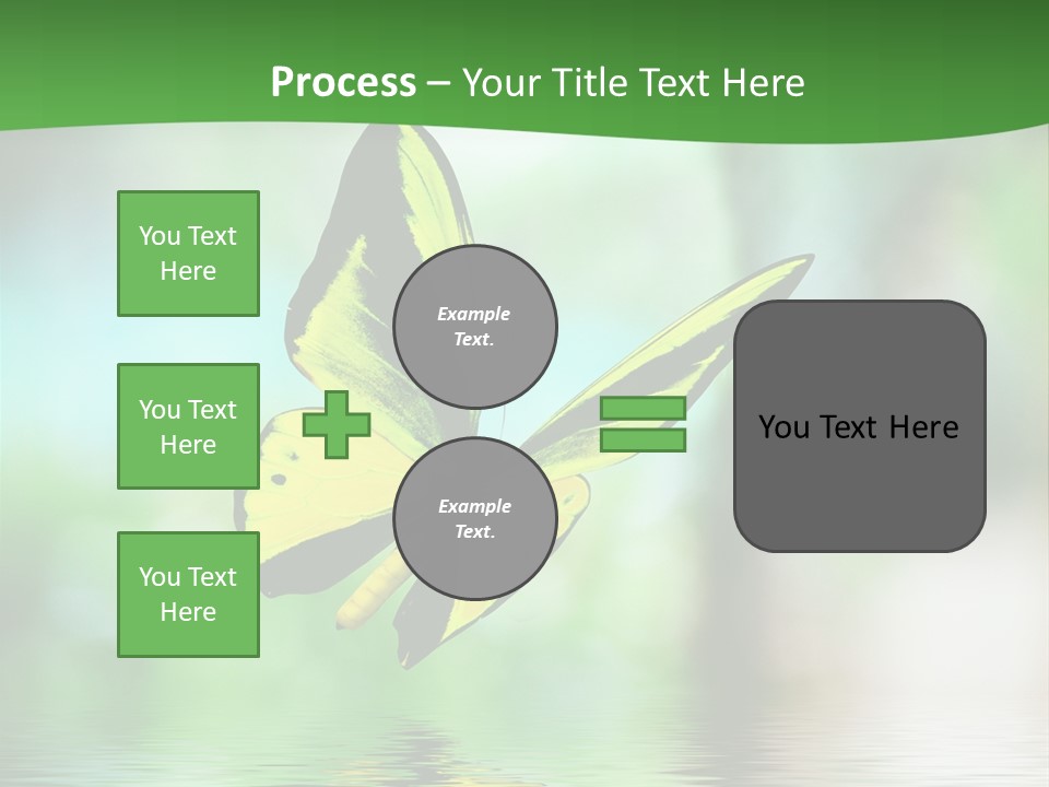 Silhouette Beauty Vibrant PowerPoint Template