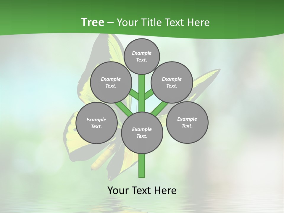 Silhouette Beauty Vibrant PowerPoint Template