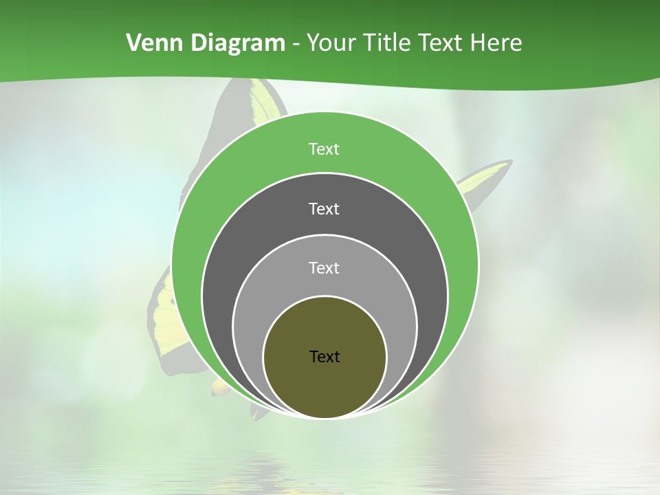 Silhouette Beauty Vibrant PowerPoint Template