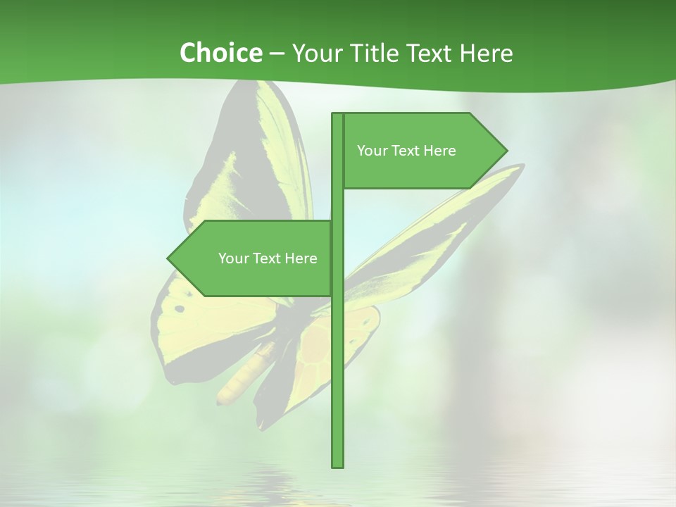 Silhouette Beauty Vibrant PowerPoint Template