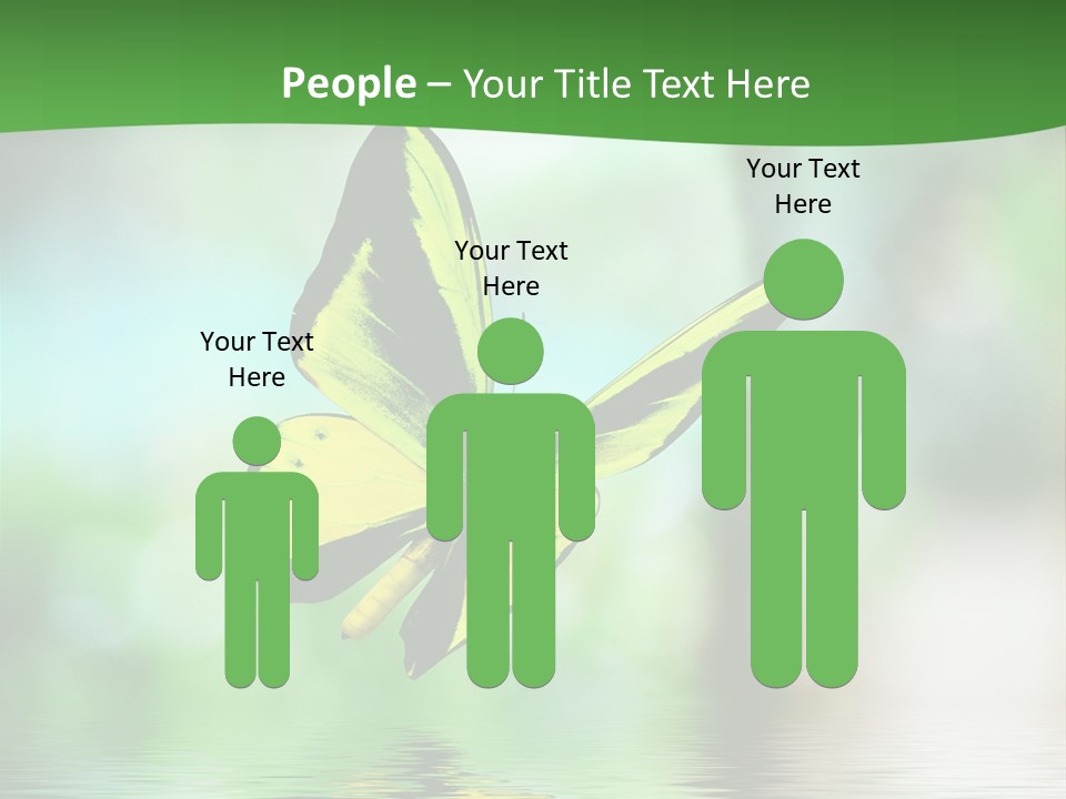 Silhouette Beauty Vibrant PowerPoint Template