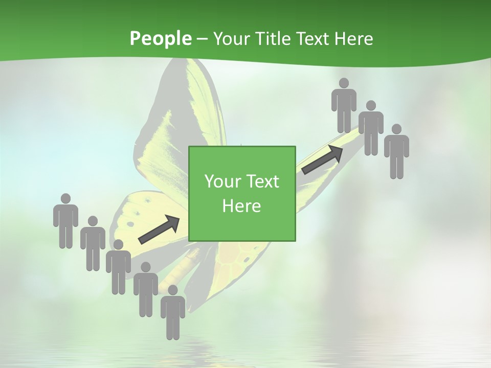 Silhouette Beauty Vibrant PowerPoint Template