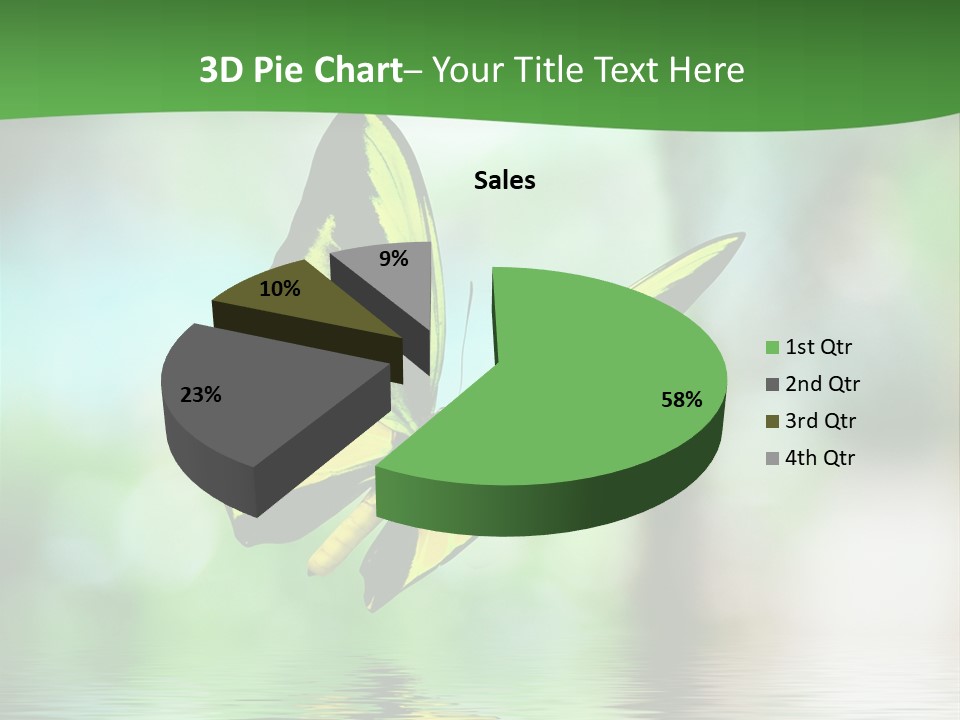 Silhouette Beauty Vibrant PowerPoint Template