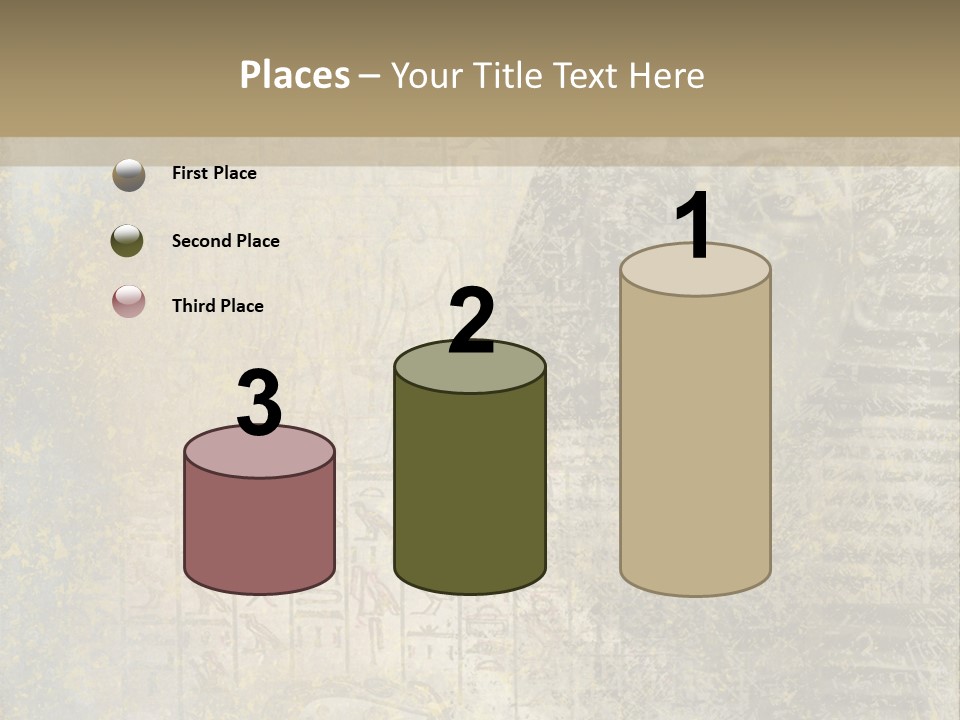 Ancient Egypt Wall Sign PowerPoint Template