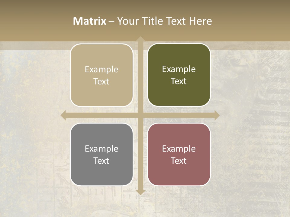 Ancient Egypt Wall Sign PowerPoint Template