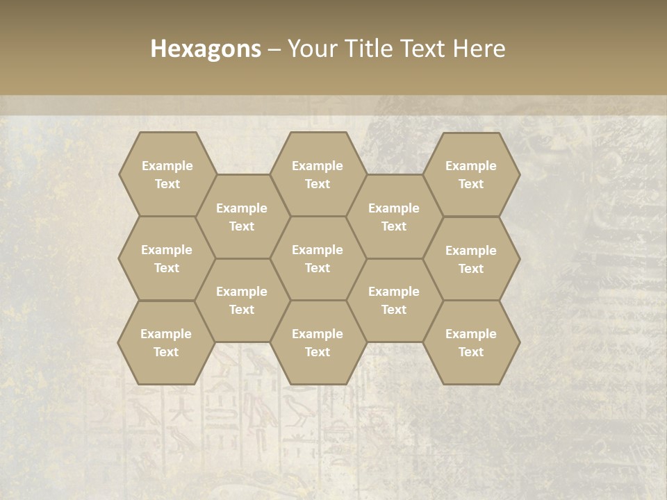 Ancient Egypt Wall Sign PowerPoint Template