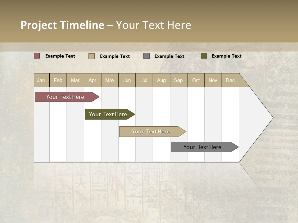 Ancient Egypt Wall Sign PowerPoint Template