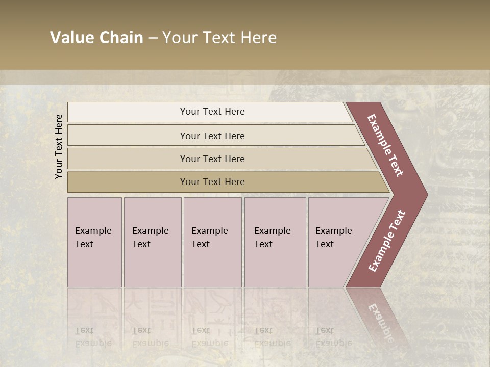 Ancient Egypt Wall Sign PowerPoint Template