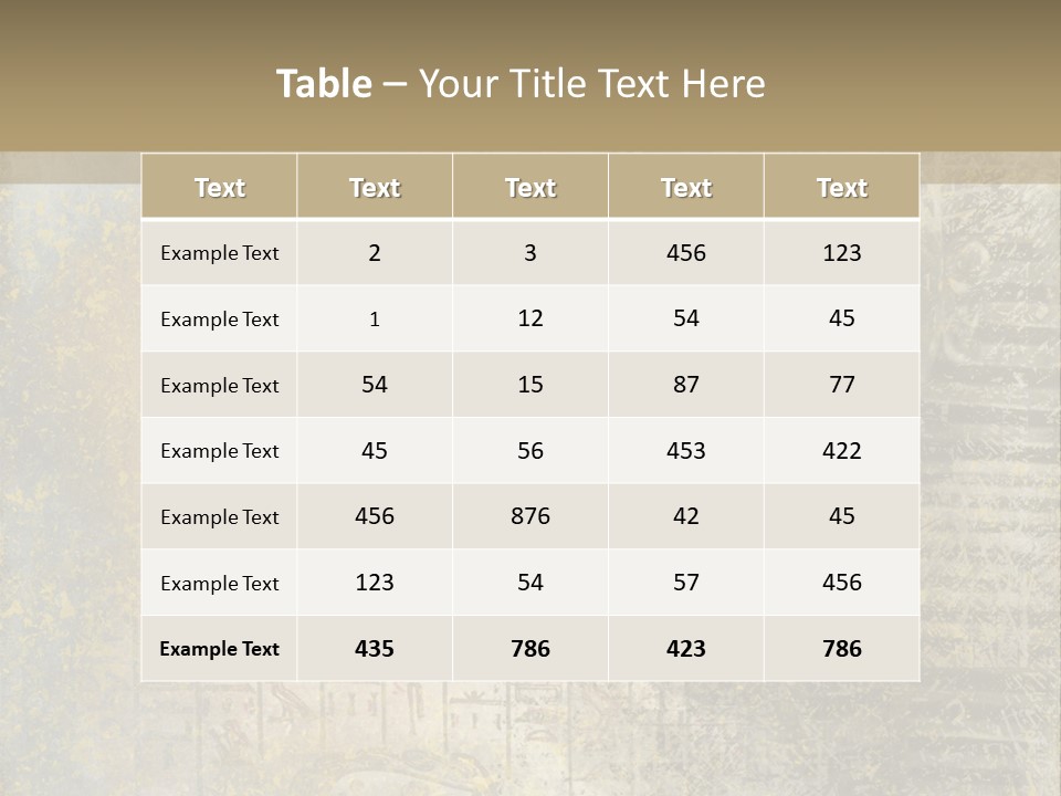 Ancient Egypt Wall Sign PowerPoint Template