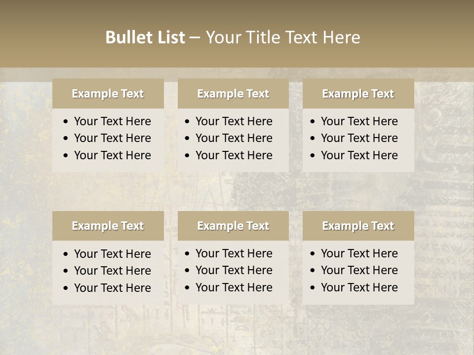 Ancient Egypt Wall Sign PowerPoint Template