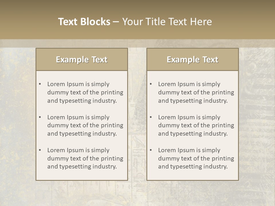 Ancient Egypt Wall Sign PowerPoint Template