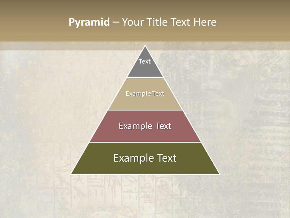 Ancient Egypt Wall Sign PowerPoint Template