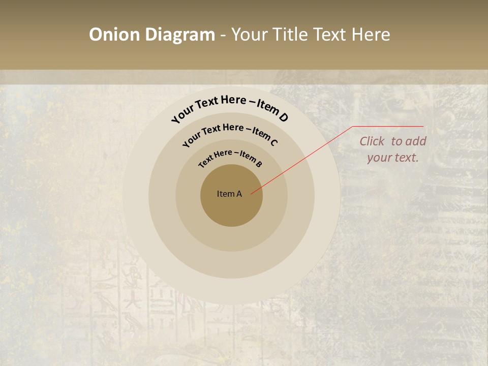 Ancient Egypt Wall Sign PowerPoint Template