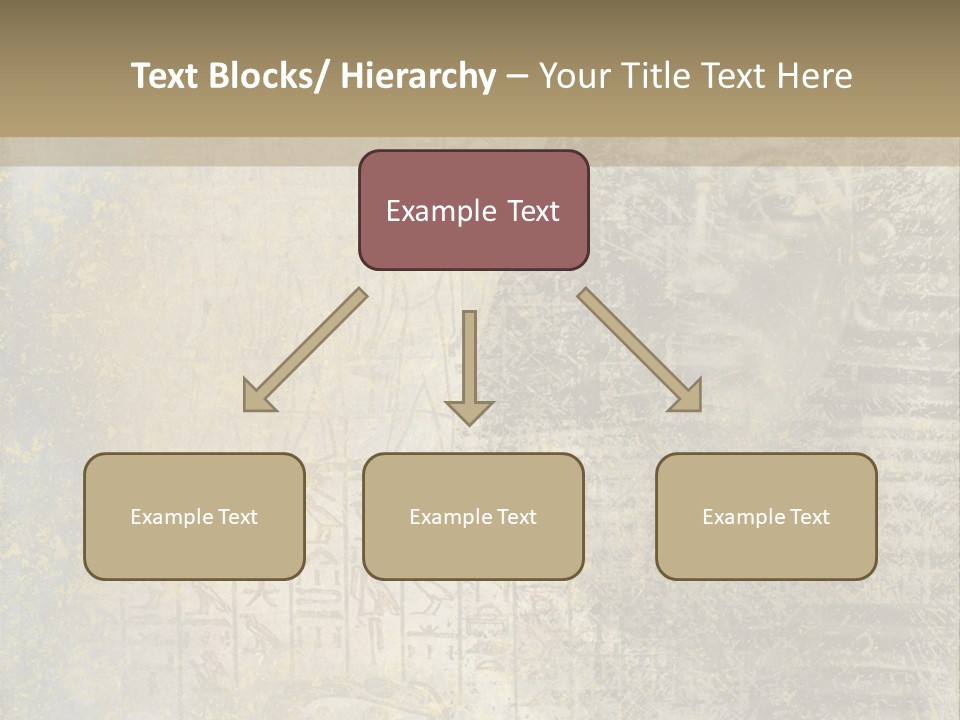 Ancient Egypt Wall Sign PowerPoint Template