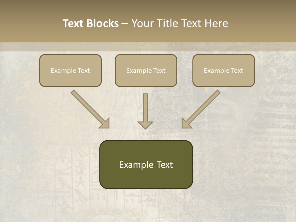 Ancient Egypt Wall Sign PowerPoint Template