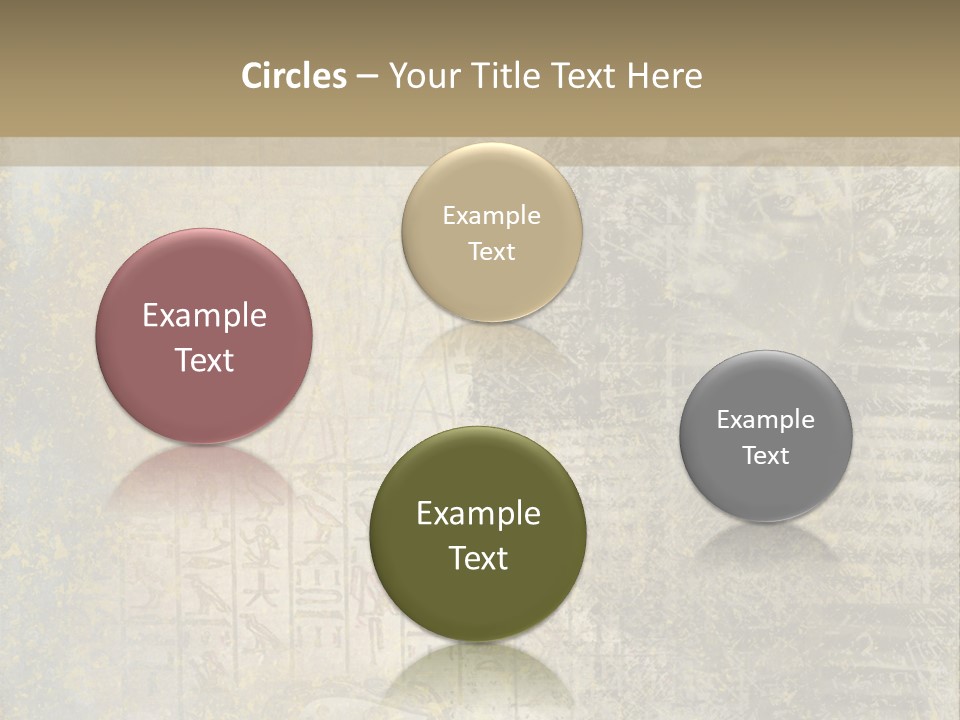 Ancient Egypt Wall Sign PowerPoint Template