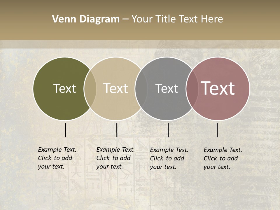 Ancient Egypt Wall Sign PowerPoint Template