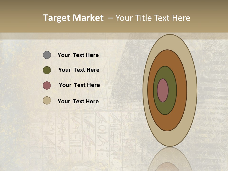 Ancient Egypt Wall Sign PowerPoint Template