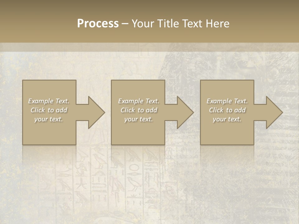 Ancient Egypt Wall Sign PowerPoint Template