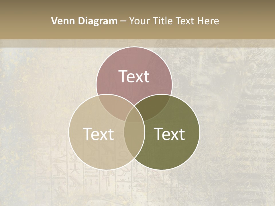 Ancient Egypt Wall Sign PowerPoint Template