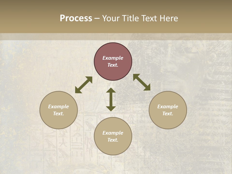 Ancient Egypt Wall Sign PowerPoint Template