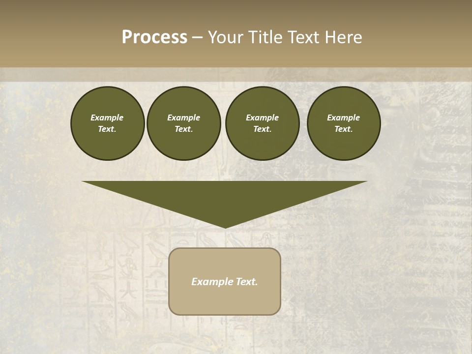 Ancient Egypt Wall Sign PowerPoint Template