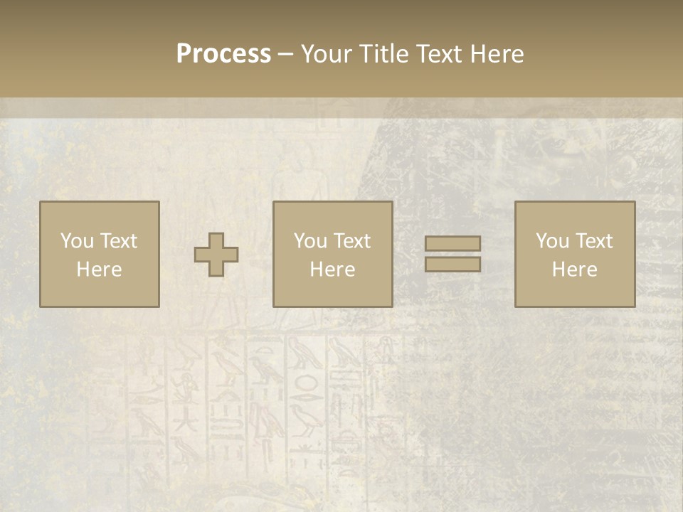 Ancient Egypt Wall Sign PowerPoint Template