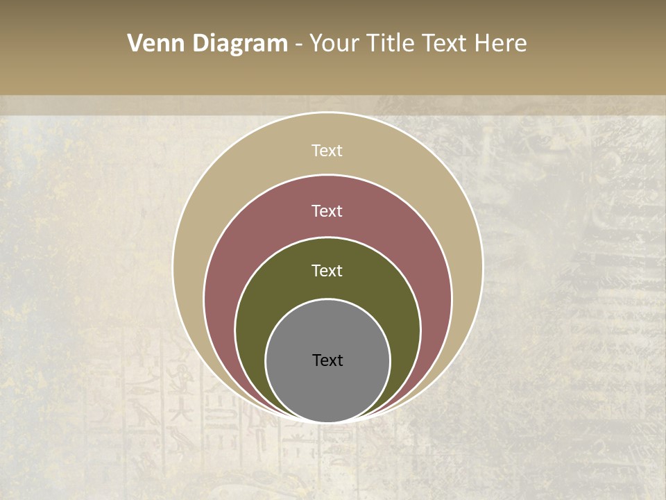 Ancient Egypt Wall Sign PowerPoint Template