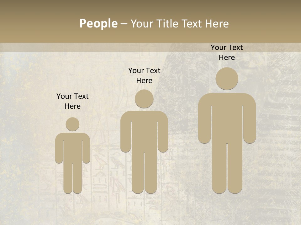 Ancient Egypt Wall Sign PowerPoint Template