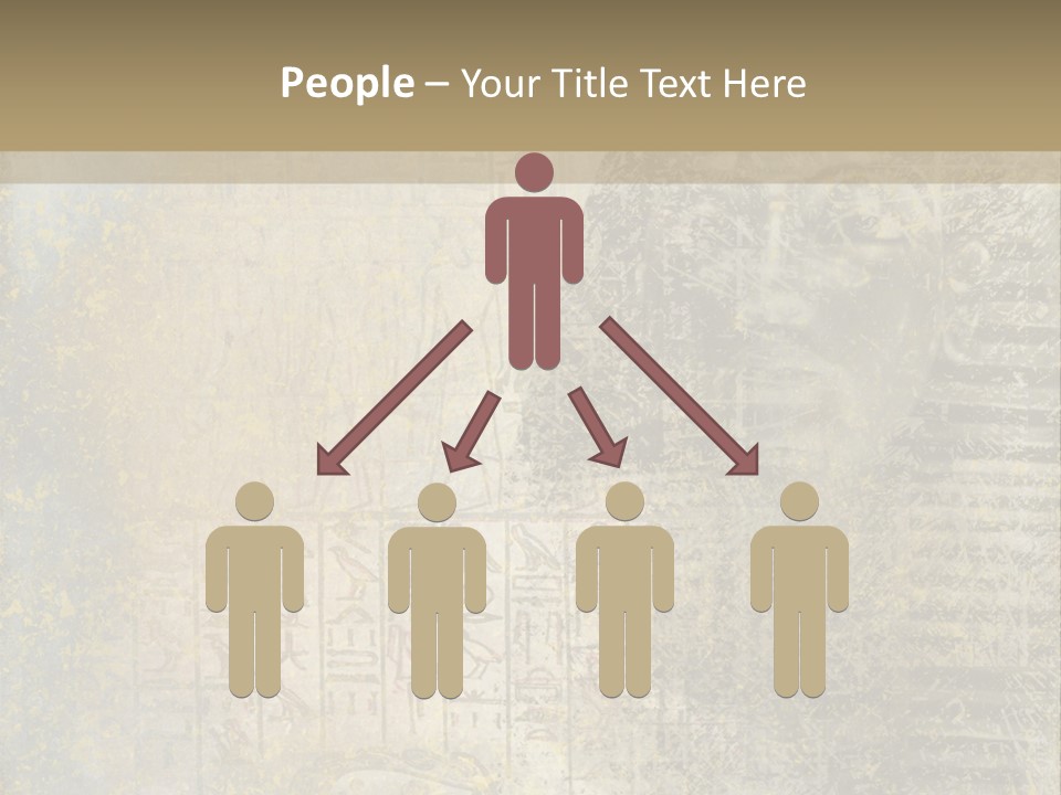 Ancient Egypt Wall Sign PowerPoint Template