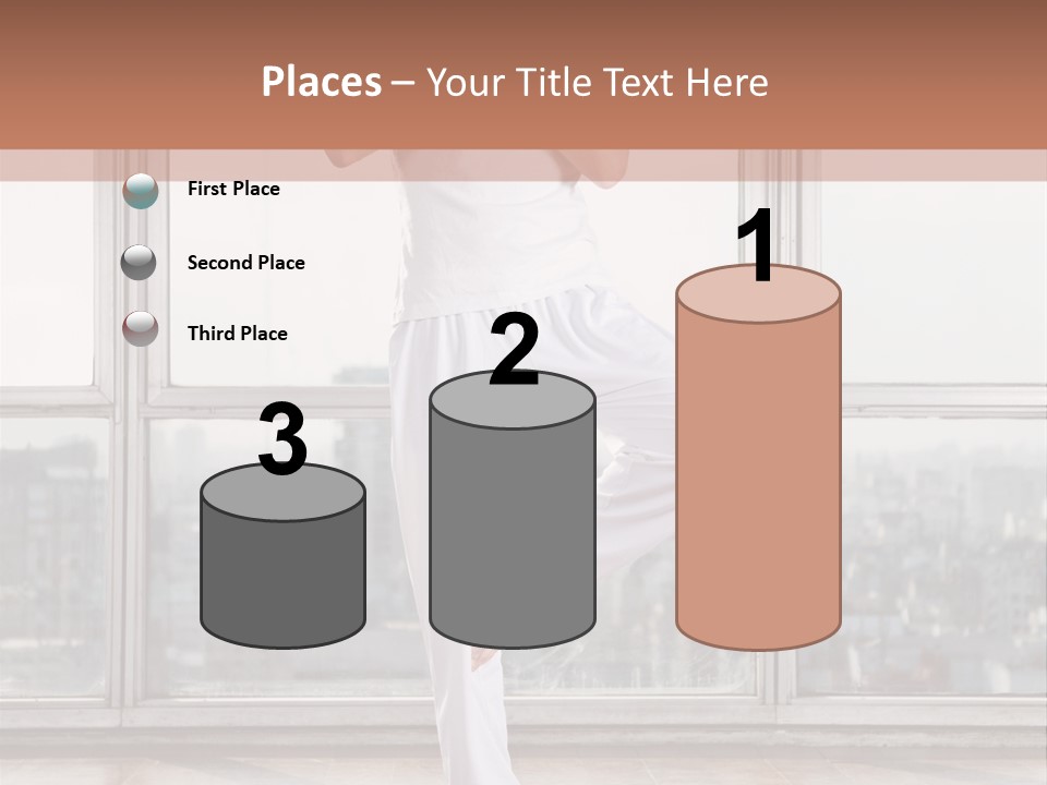 Leg Wooden Man PowerPoint Template