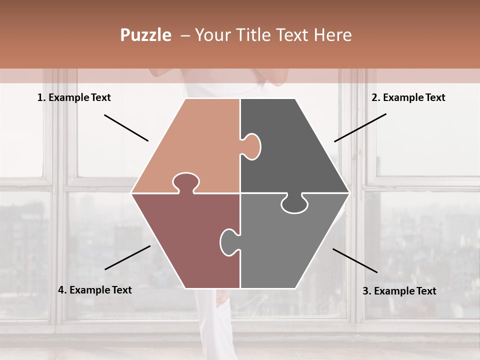 Leg Wooden Man PowerPoint Template