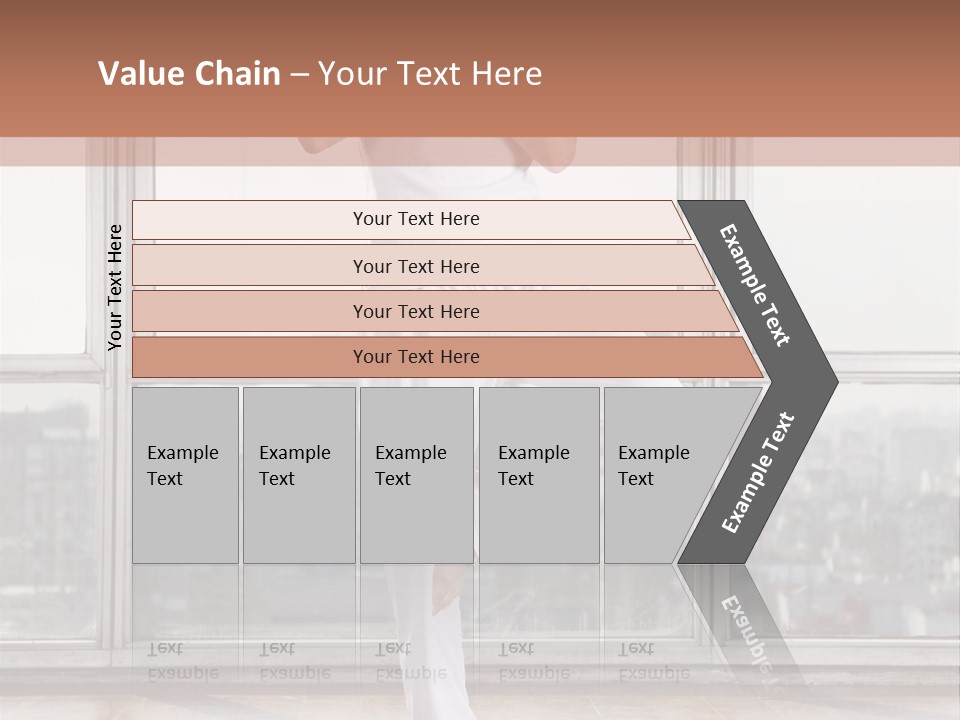 Leg Wooden Man PowerPoint Template