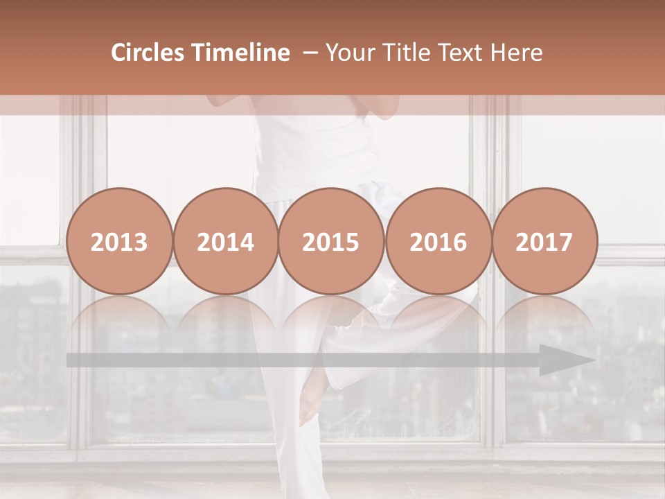 Leg Wooden Man PowerPoint Template