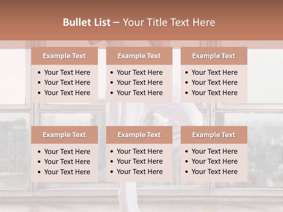 Leg Wooden Man PowerPoint Template