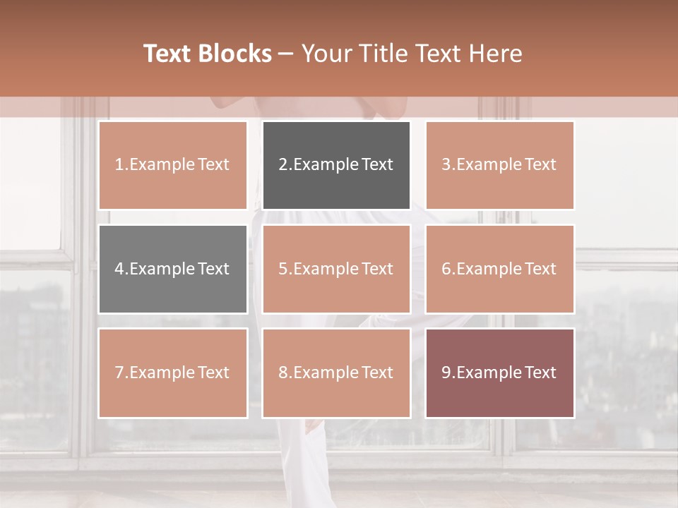 Leg Wooden Man PowerPoint Template