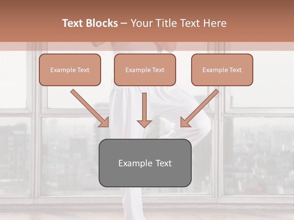 Leg Wooden Man PowerPoint Template