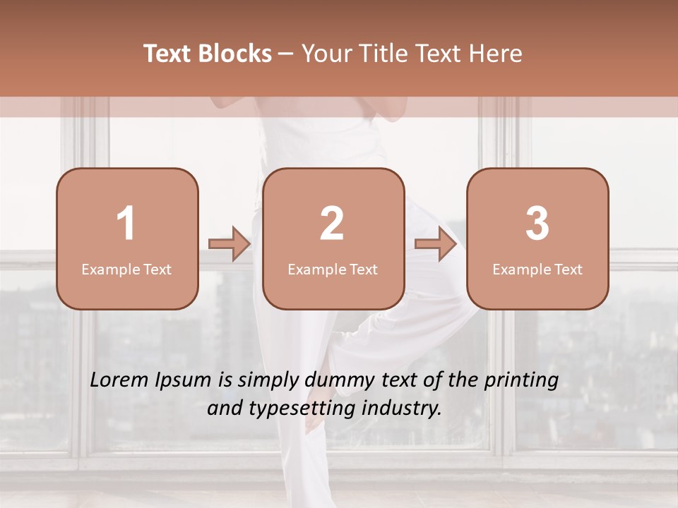 Leg Wooden Man PowerPoint Template