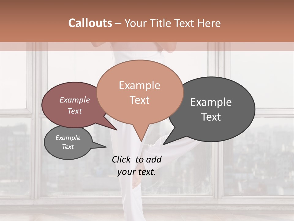 Leg Wooden Man PowerPoint Template