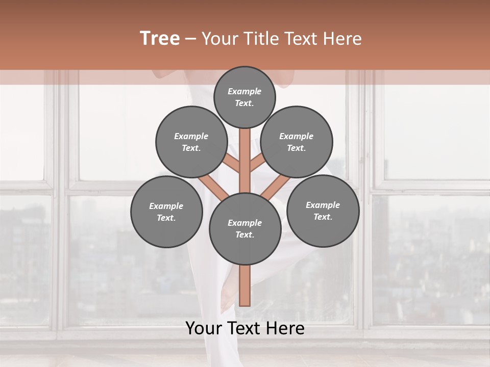 Leg Wooden Man PowerPoint Template