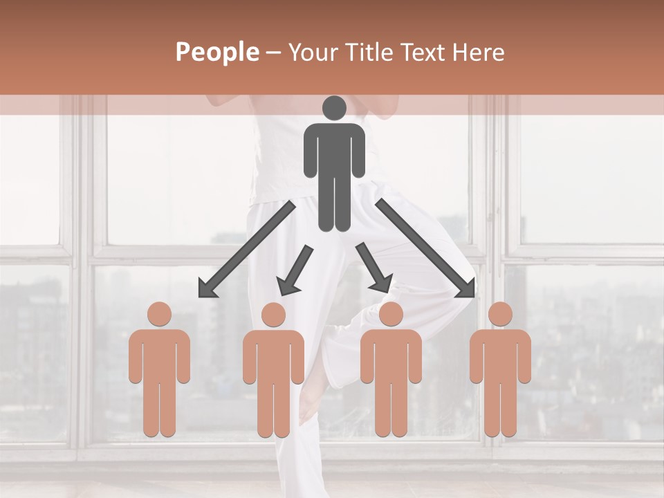 Leg Wooden Man PowerPoint Template